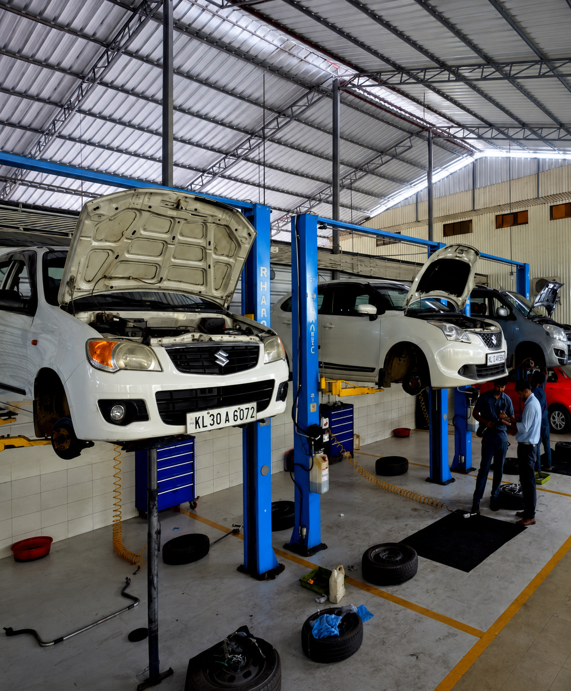 Trained technician team